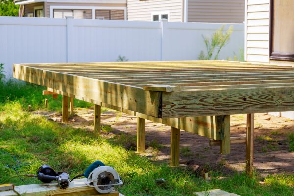 Elevated Deck Installation in Lake Zurich