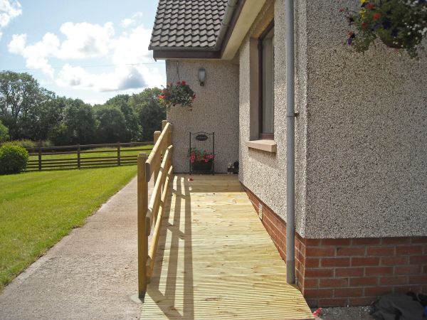 Hardwood Ramp Installation in Lake Zurich