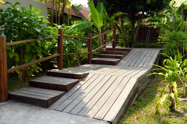 Wood Ramp Installation in Lake Zurich