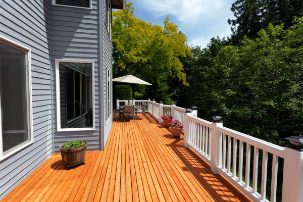 Cedar Deck Construction in Lake Zurich