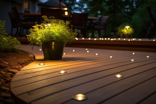 Ground Level Deck Construction in Lake Zurich