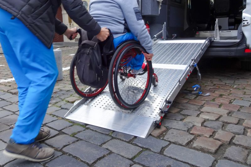 Wheelchair Ramp Installation detail